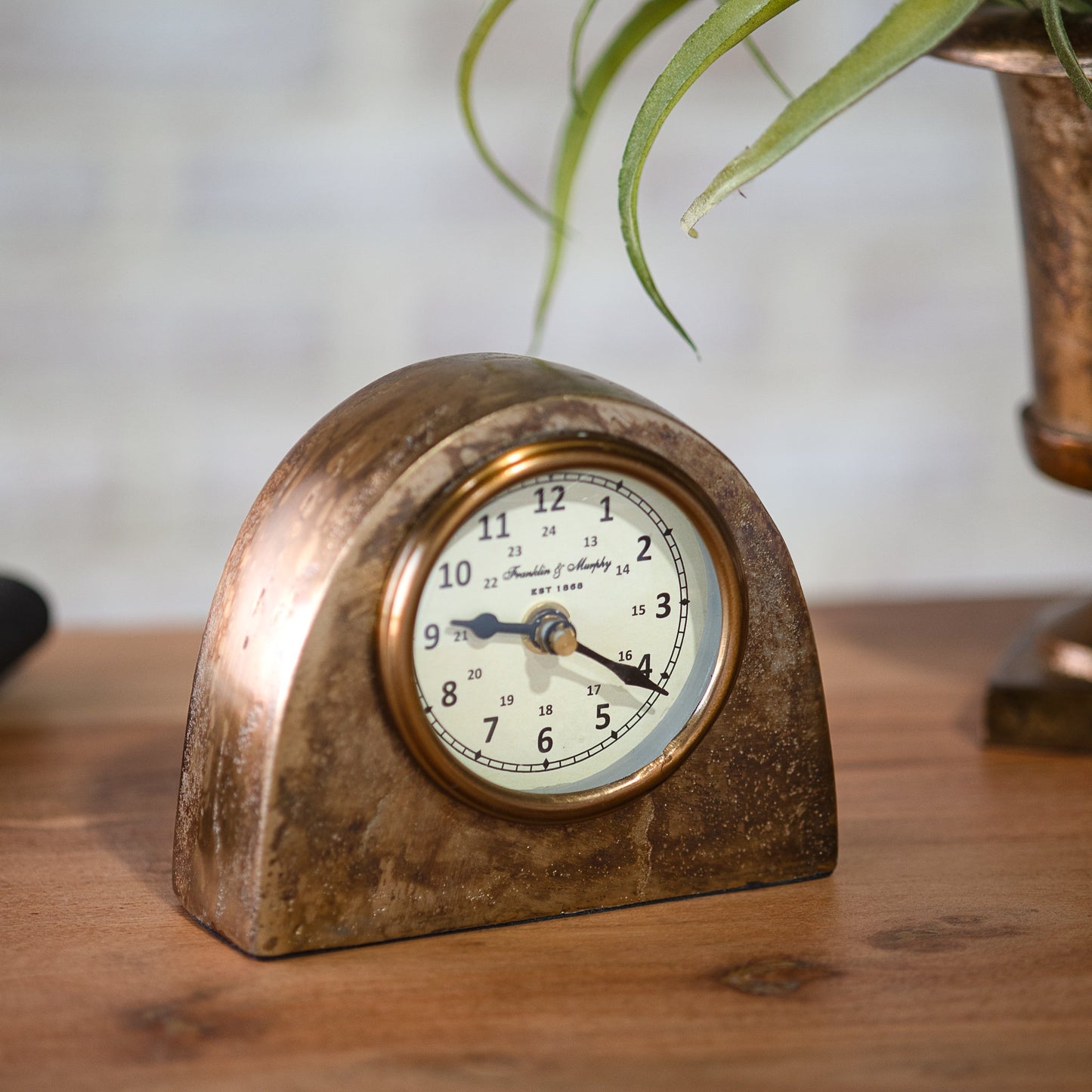 Brass Table Clock