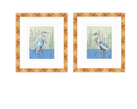 Blue Herons Fine Art Print