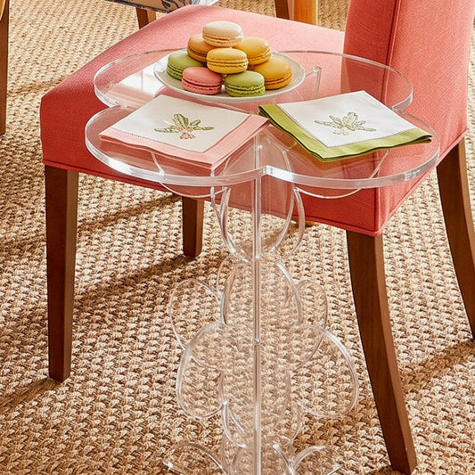 Clover Acrylic Side Table (Set of 2)