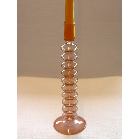 Coraline Peach Candle Holder - Case of 12