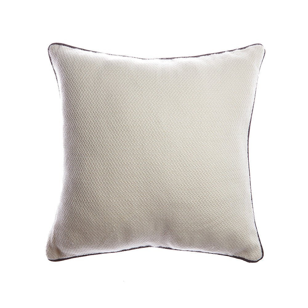 Merino Wool Trim Pillow