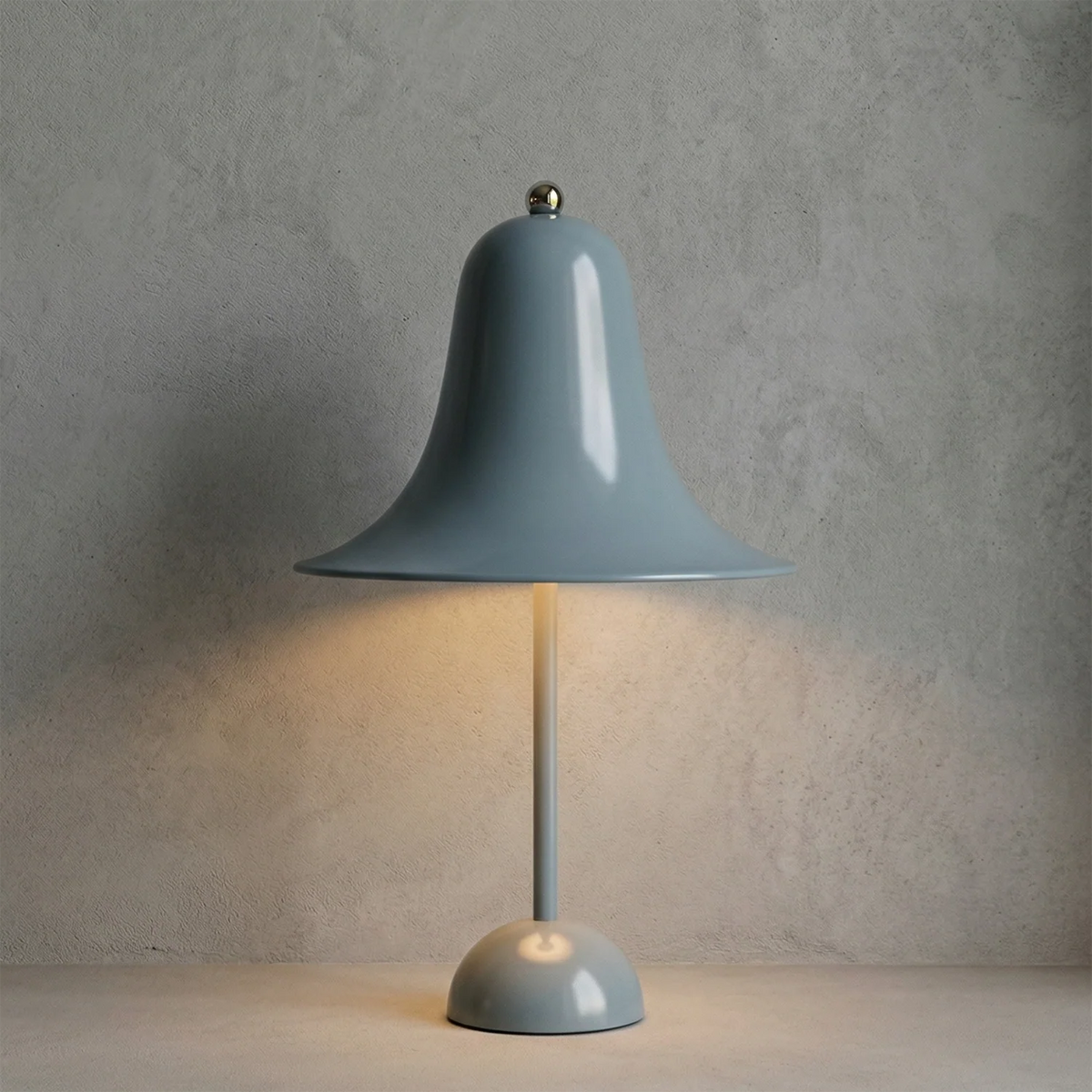 Danish "Bell" Portable Table Lamp - Green or Blue