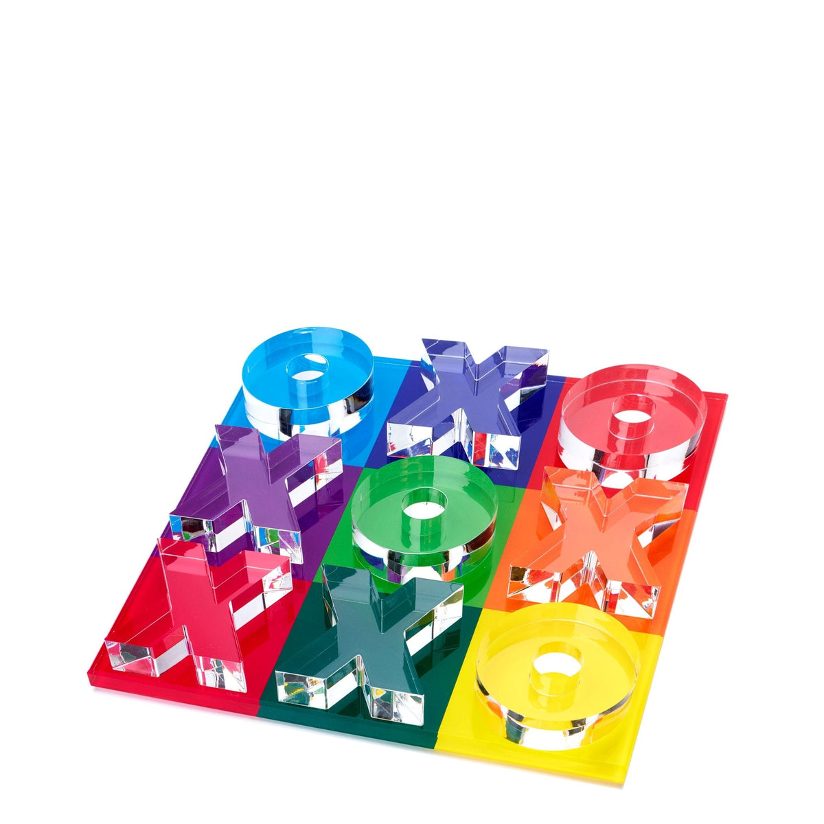 Multicolor Acrylic Mini Tic Tac Toe