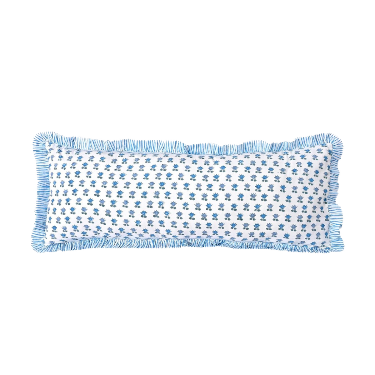 Delilah 14 x 36 inch Printed Pillow in Blue