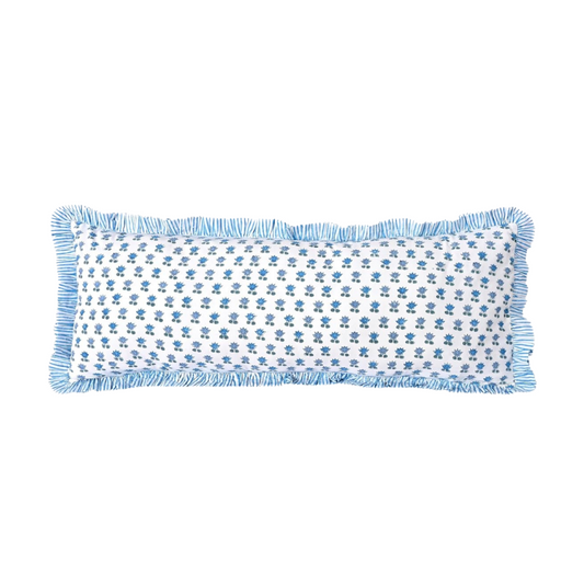 Delilah 14 x 36 inch Printed Pillow in Blue