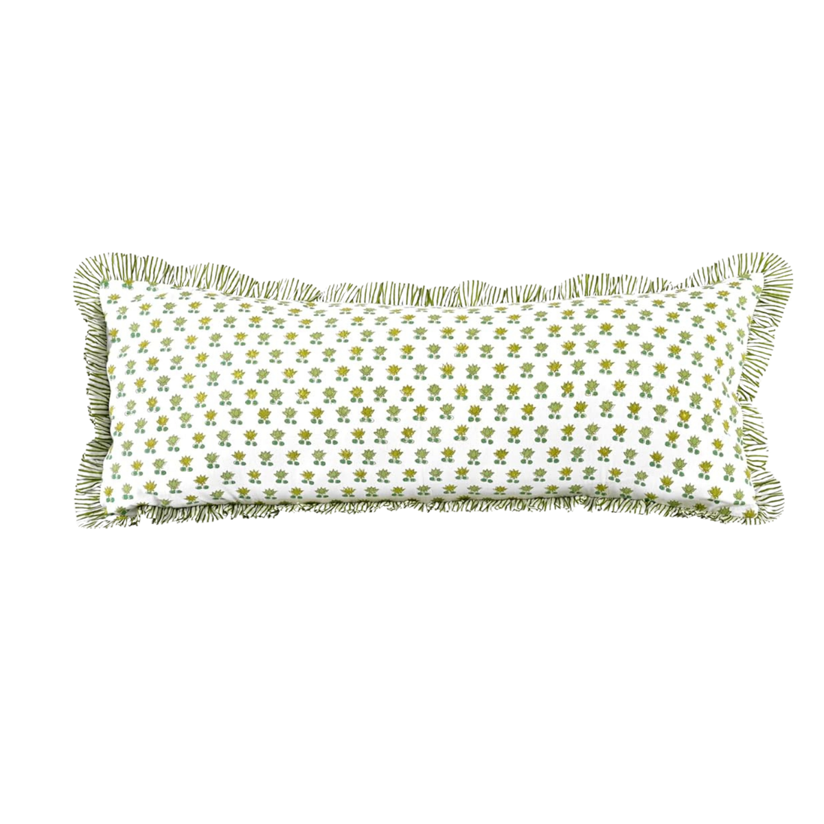 Delilah 14 x 36 inch Printed Pillow in Green
