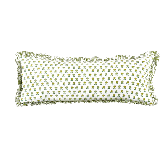 Delilah 14 x 36 inch Printed Pillow in Green