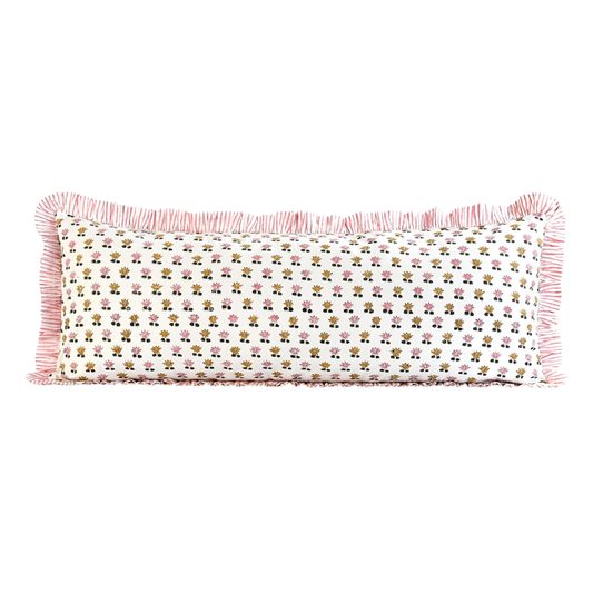 Delilah 14 x 36 inch Printed Pillow in Pink