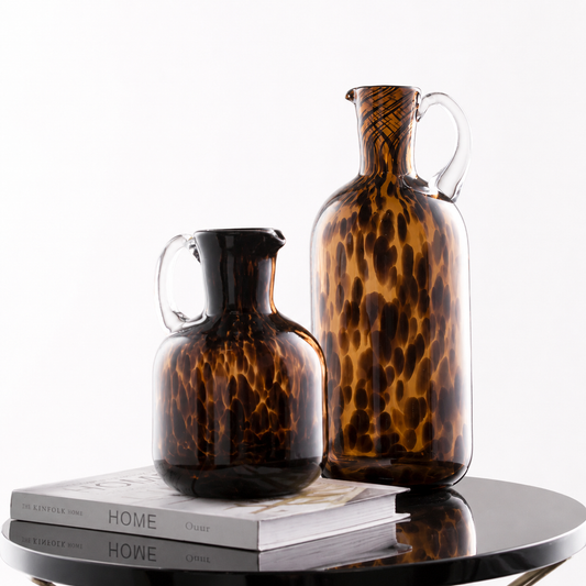 Home Tortoiseshell Glass Vase Decoration Ornaments