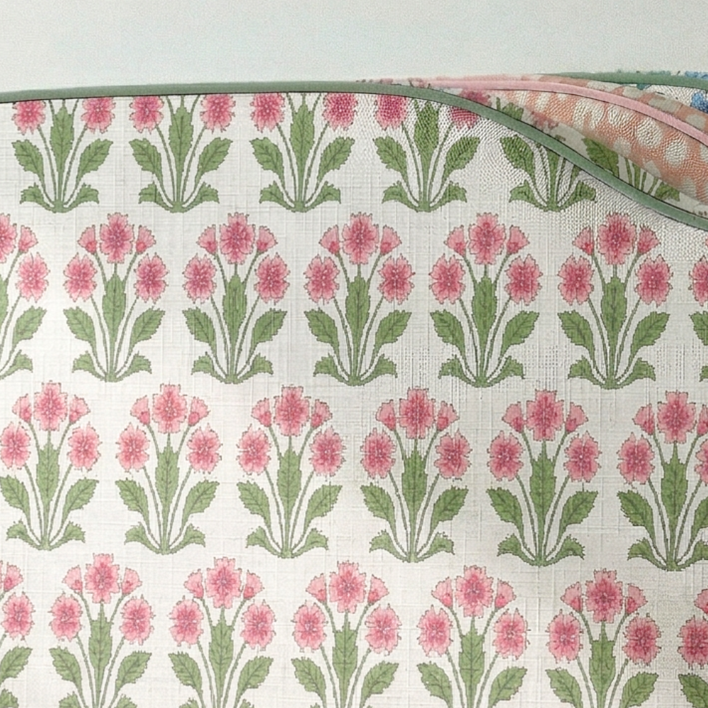 Dianthus Headboard in Pink