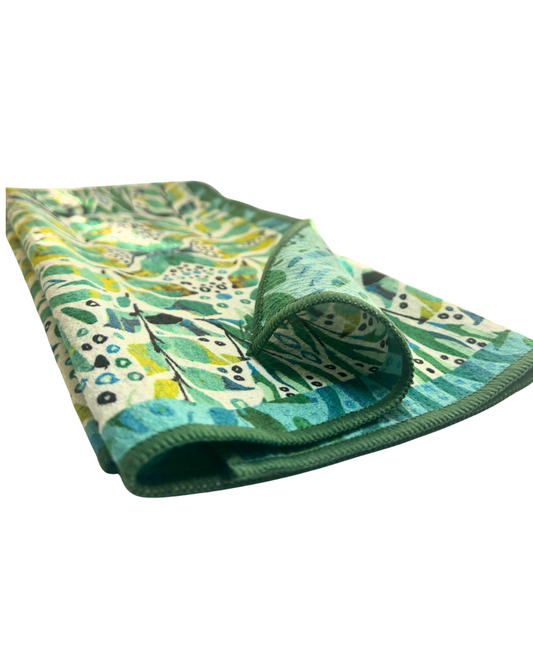 Amina Sea Glass Double-Sided Tea Towel