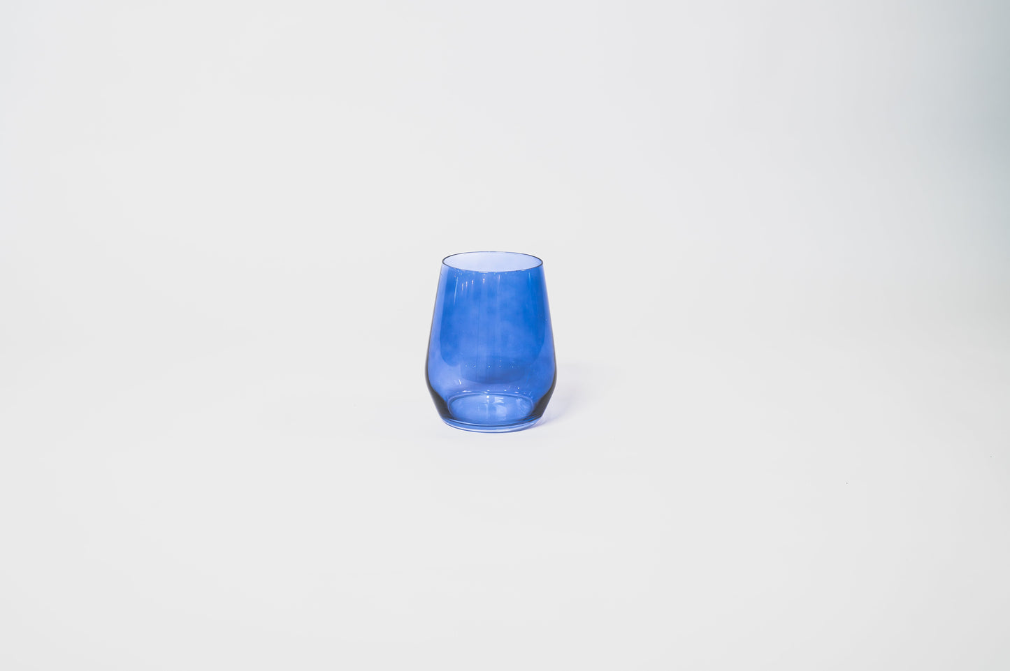 Indigo Colored Wine Glass by Glasshauseco