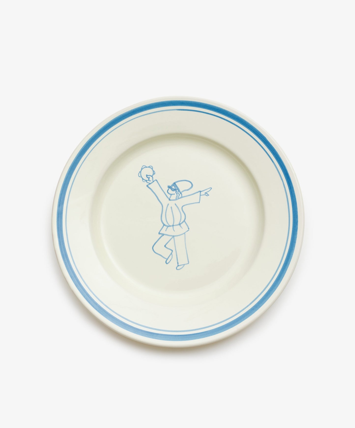 Folk Dinner Plate, Jester