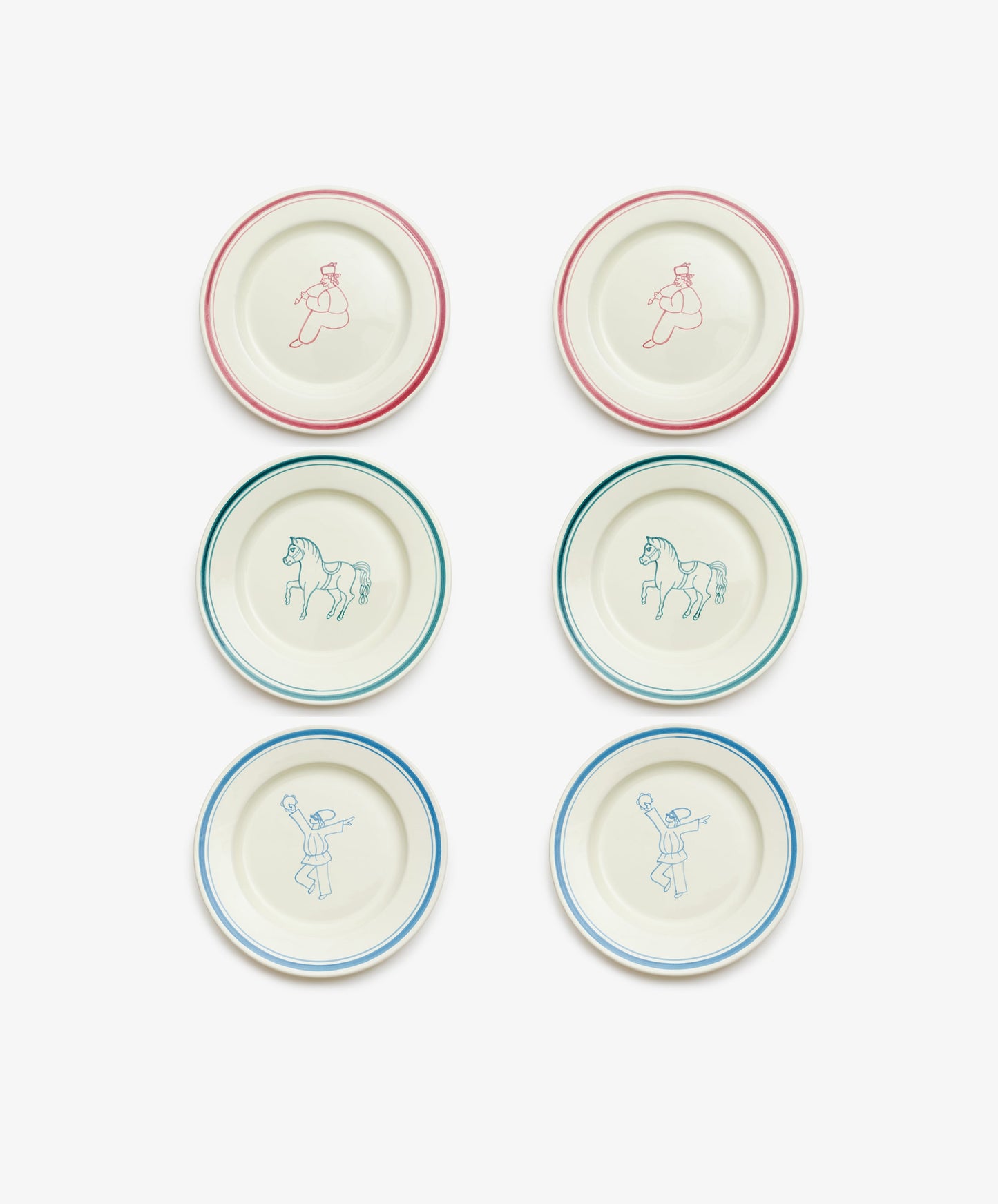 Folk Dinner Plate, Jester