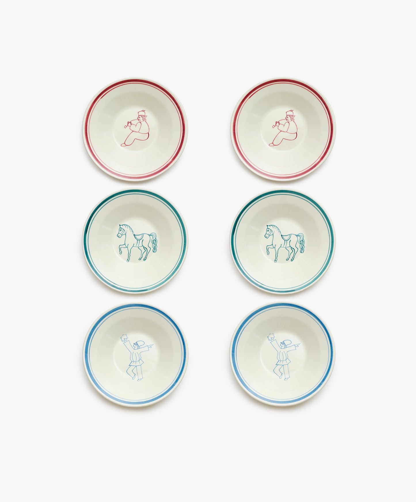 Folk Pasta Bowl, Horse