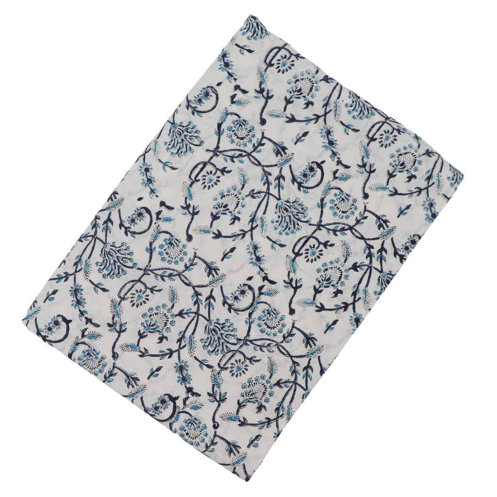 100% Organic Cotton - Eleanor Royal Blue Tablecloth
