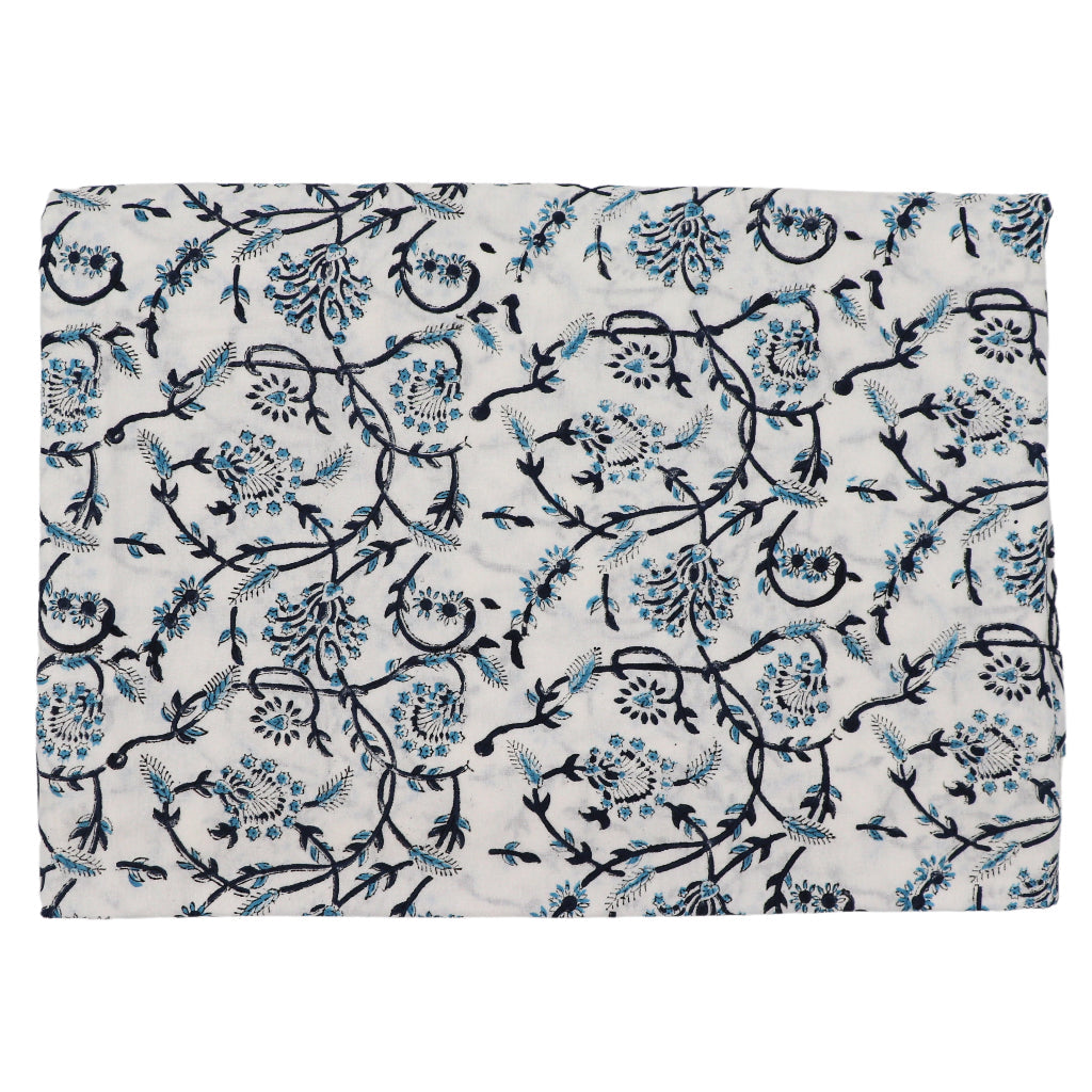 100% Organic Cotton - Eleanor Royal Blue Tablecloth