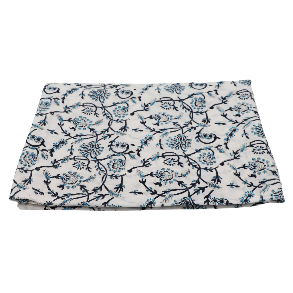 100% Organic Cotton - Eleanor Royal Blue Tablecloth