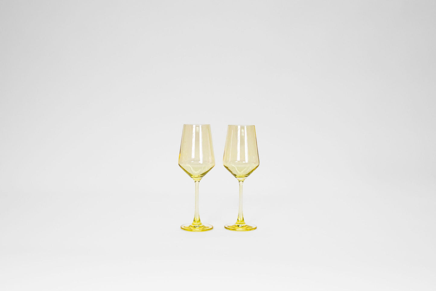Lemon Drop Yellow- Stemless Colored Wine Glass