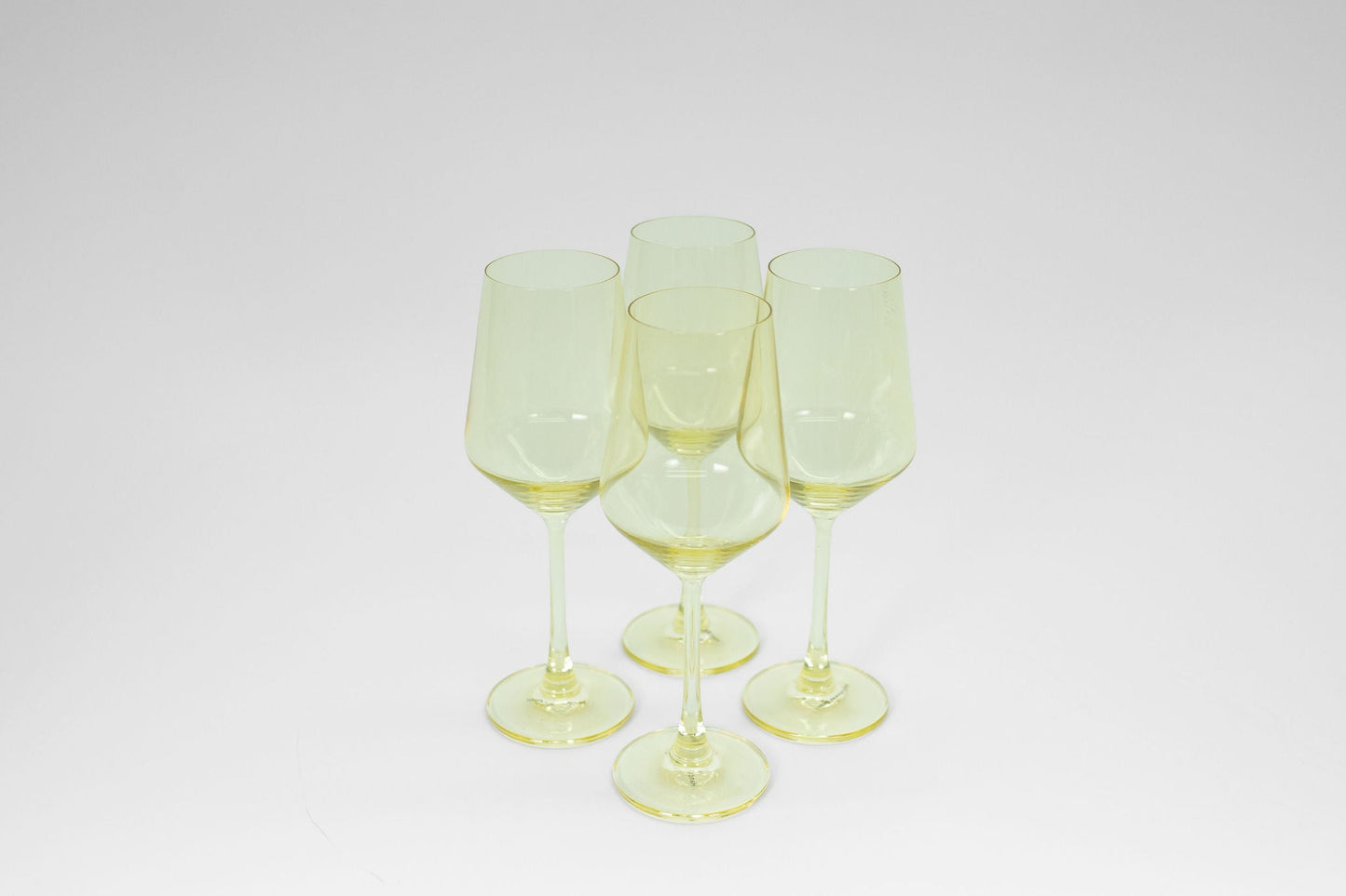 Lemon Drop Yellow- Stemless Colored Wine Glass