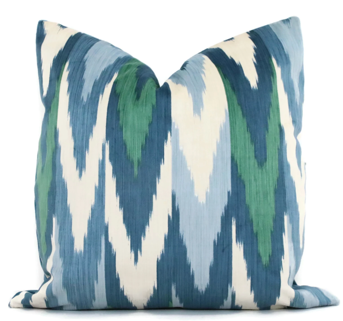 Schumacher Kashgar Velvet Ikat Pillow Cover