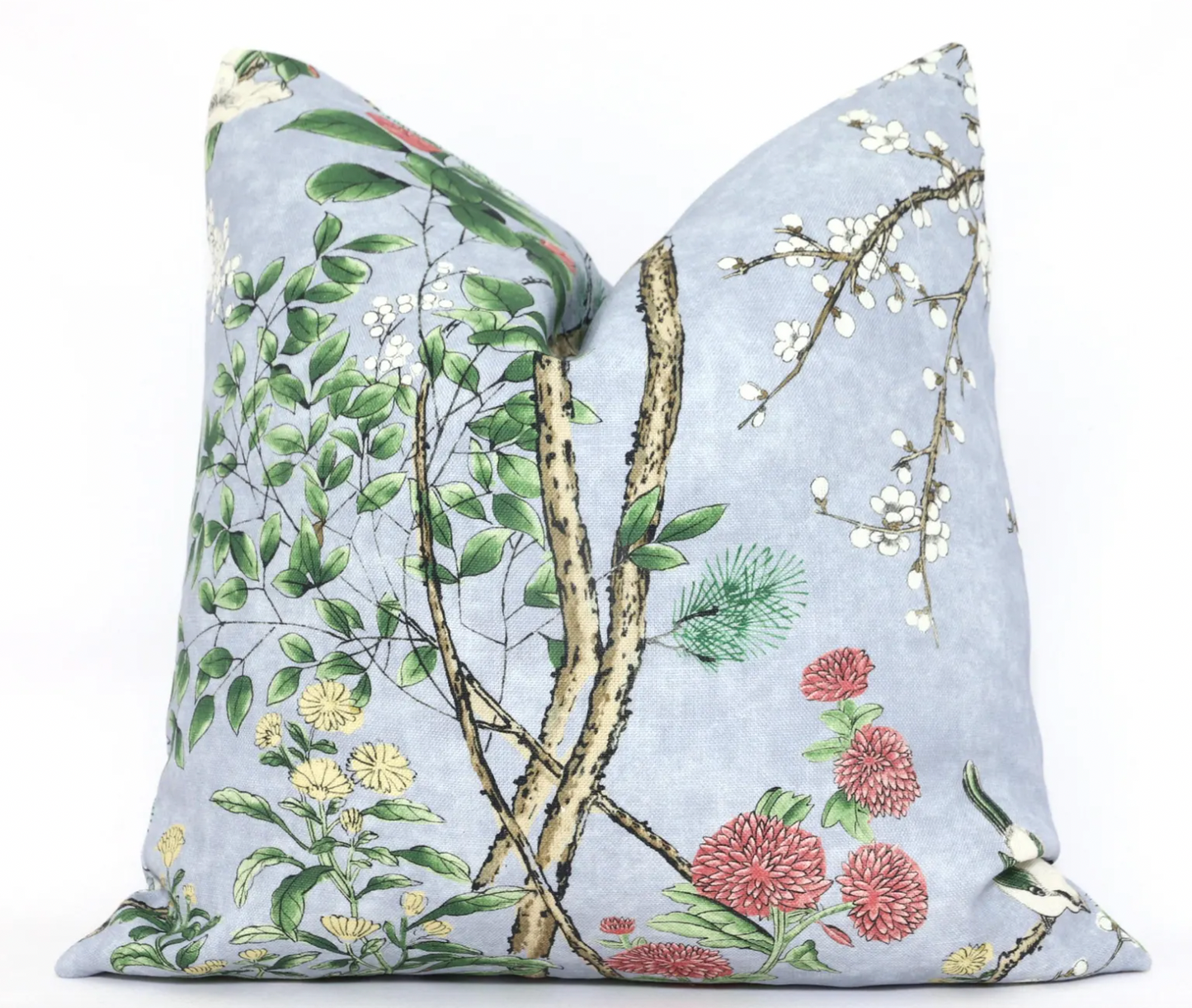 Thibaut Spa Katsura Chinoiserie Floral Decorative Pillow Cover